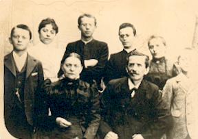 Familie Fleischer in Dettelbach 1899