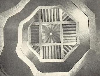 Decke des Turmtreppenhauses im Mariannhiller Piusseminar in Wrzburg 1928