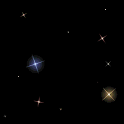 Wie Sterne am Himmel.