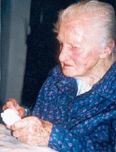 Marie Mayer am 02. Juli 2001 - 108 Jahre alt