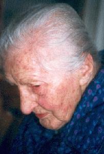 Marie Mayer am 02.Juli 2001 -  108 Jahre alt