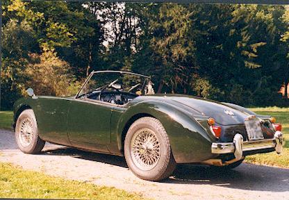 Seit 1.März 1991 ist der MG-A 1600 Roadster aus dem Jahr 1961 wieder im Einsatz.