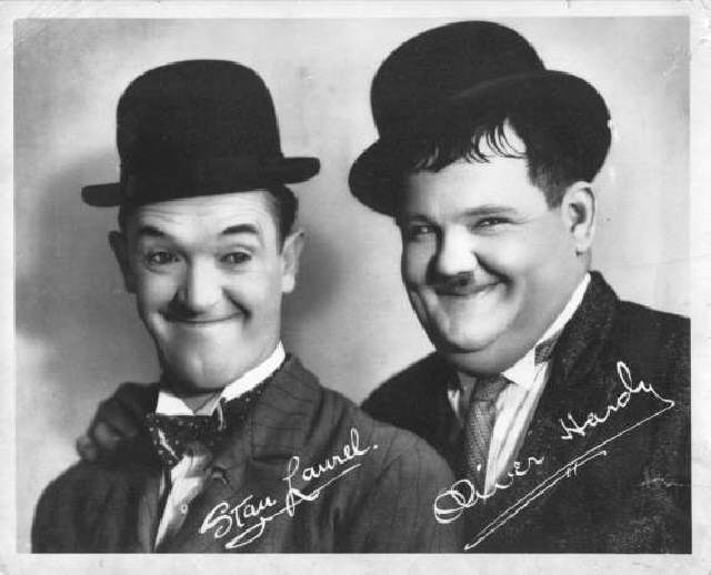 Stan Laurel und Oliver Hardy