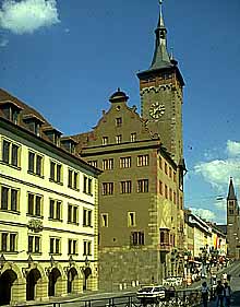 Das Rathaus in Wrzburg